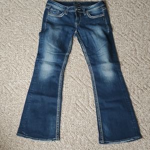 Womens silver jeans
